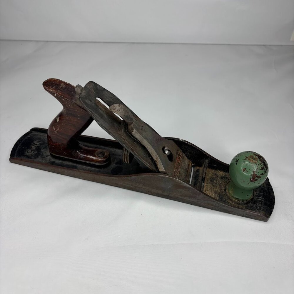 Vintage Stanley Wood Planer Smooth Bottom No 5